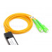 SCA-SCA202-OHZFP SC/APC光纖2分2單模分光器 2SCAPC 2分2分光器 電信級分光器 單模1分2光纖分路器 2比2拉錐式SC 定做分光比 FBT分路器